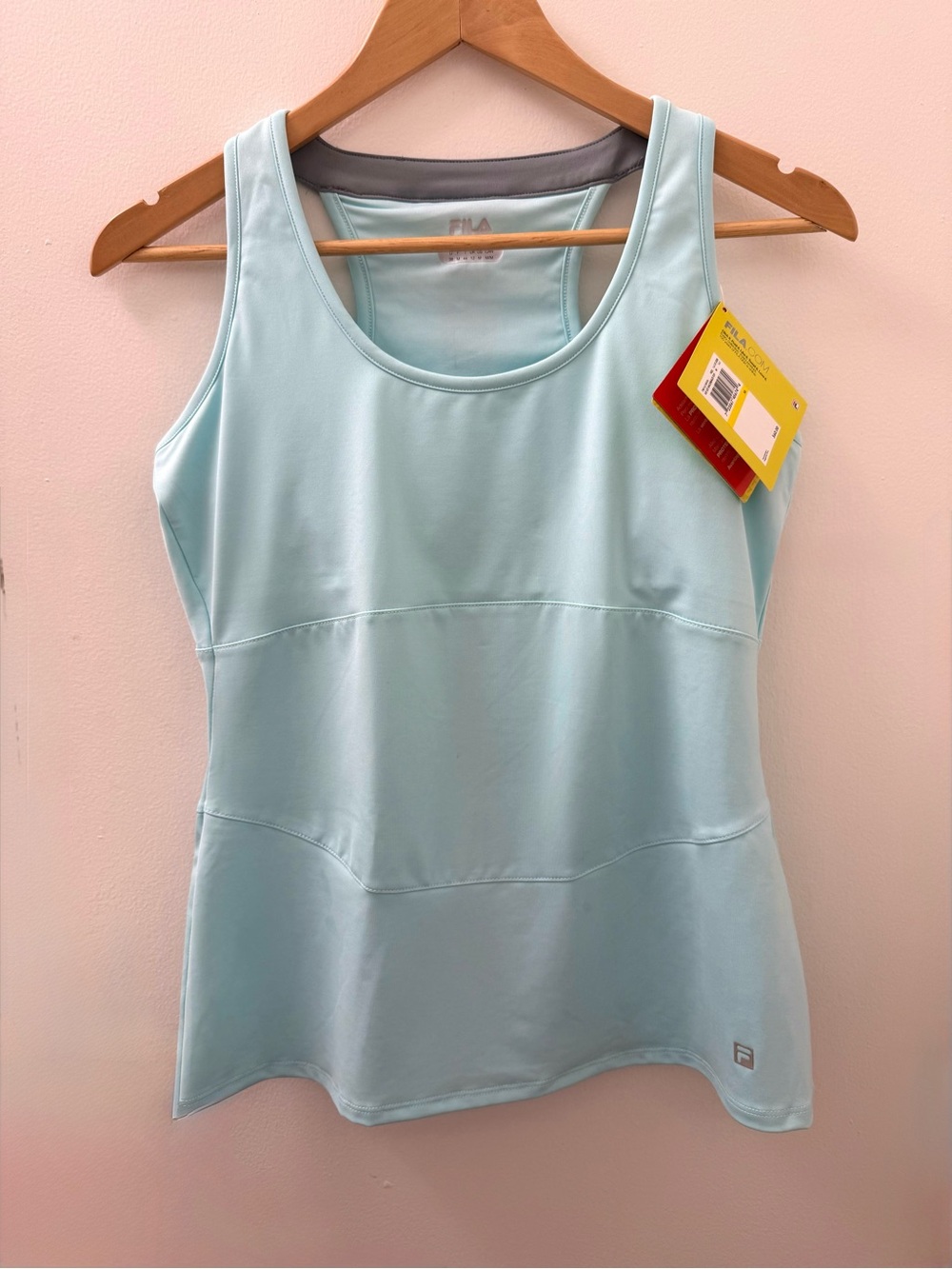 NEW! Fila light Blue Athletic Racerback Tank Top NEW WITH TAGS! Sz M